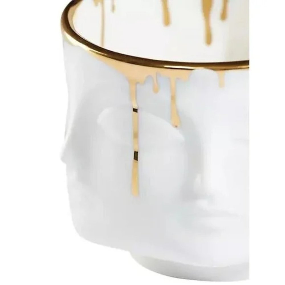 Jonathan Adler Gilded Dora Maar Condiment Bowl - NEW - Picture 2 of 3